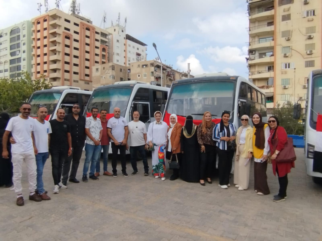 مشاركة ايجابية للجهاز الاداري بالكلية في العملية الانتخابية لمجلس الشيوخ